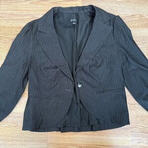 Bwear Charcoal Pinstripe Women's Blazer